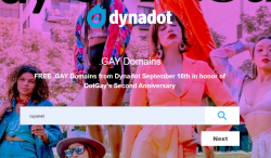 dynadot人人可注册一个 .GAY域名，有效期一年 域名
