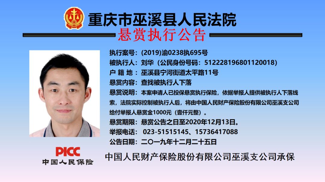 执行悬赏公告第六弹上线，你认识几个？