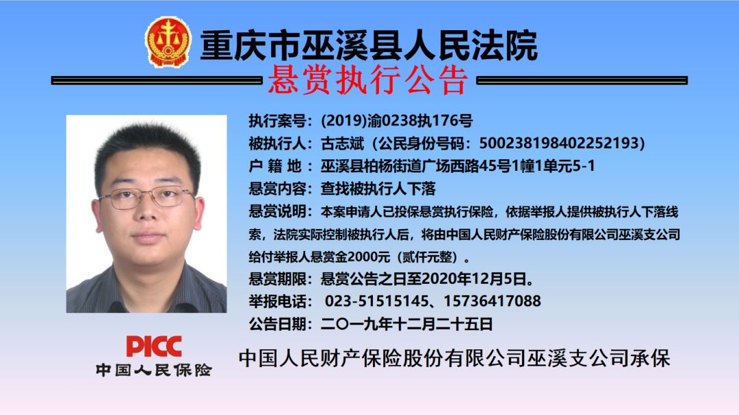 执行悬赏公告第六弹上线，你认识几个？